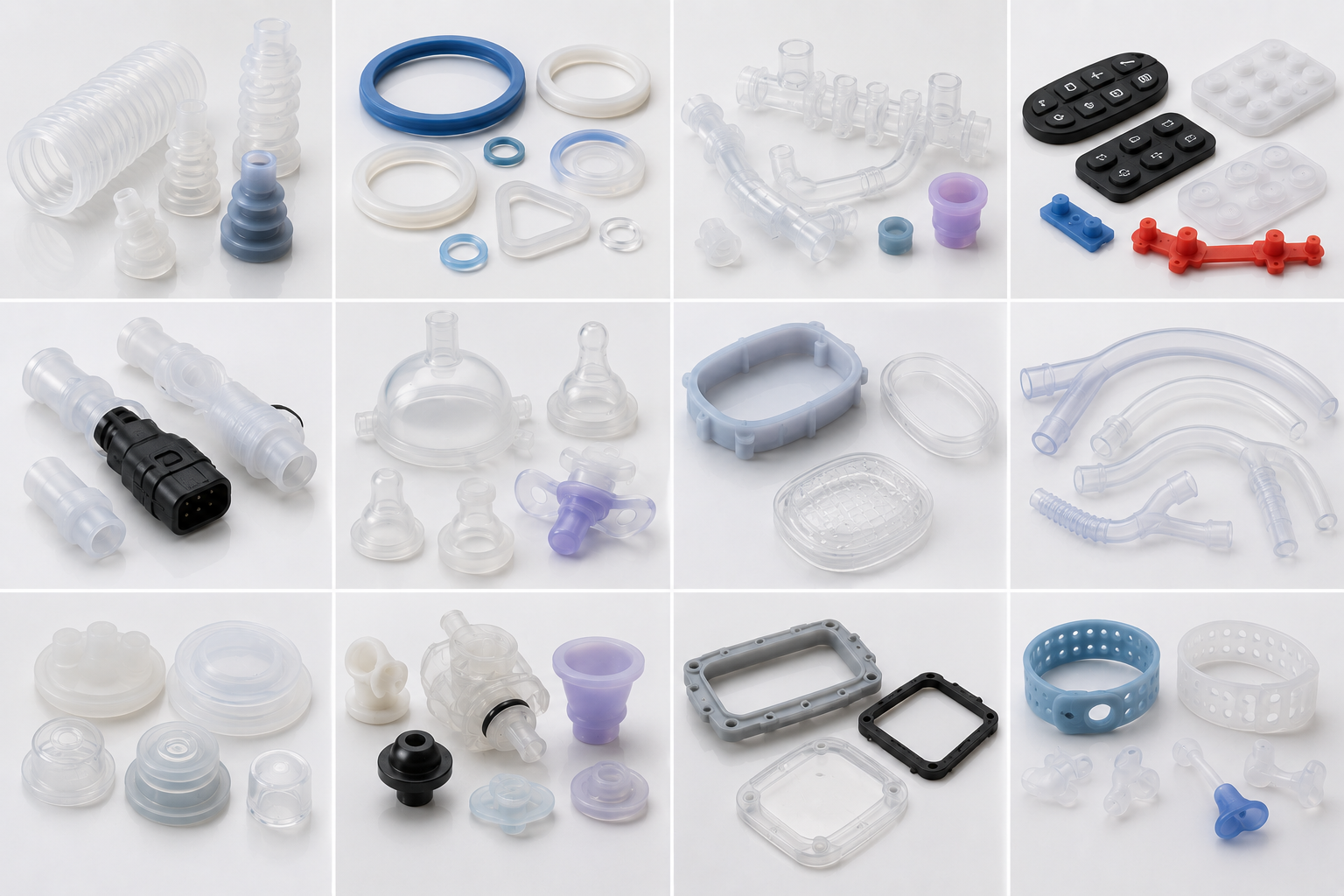 Automotive LSR seals and silicone components